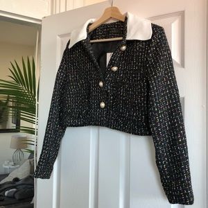 storets Jackets & Coats - Tweed jacket with pearl buttons storets Jackets & Coats - Tweed jacket with pearl buttons
